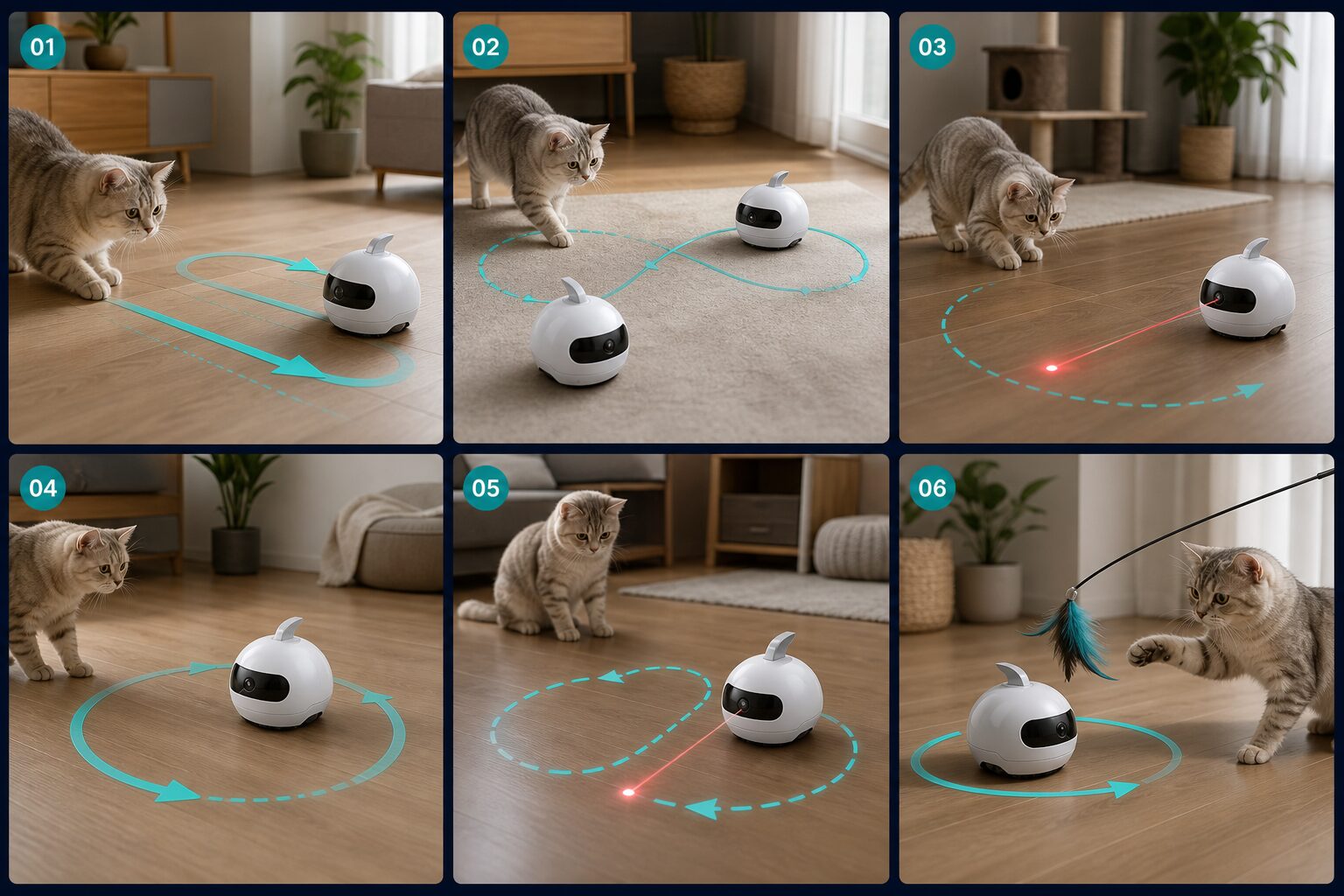Varied interactive play styles of the Q13_plus companion robot