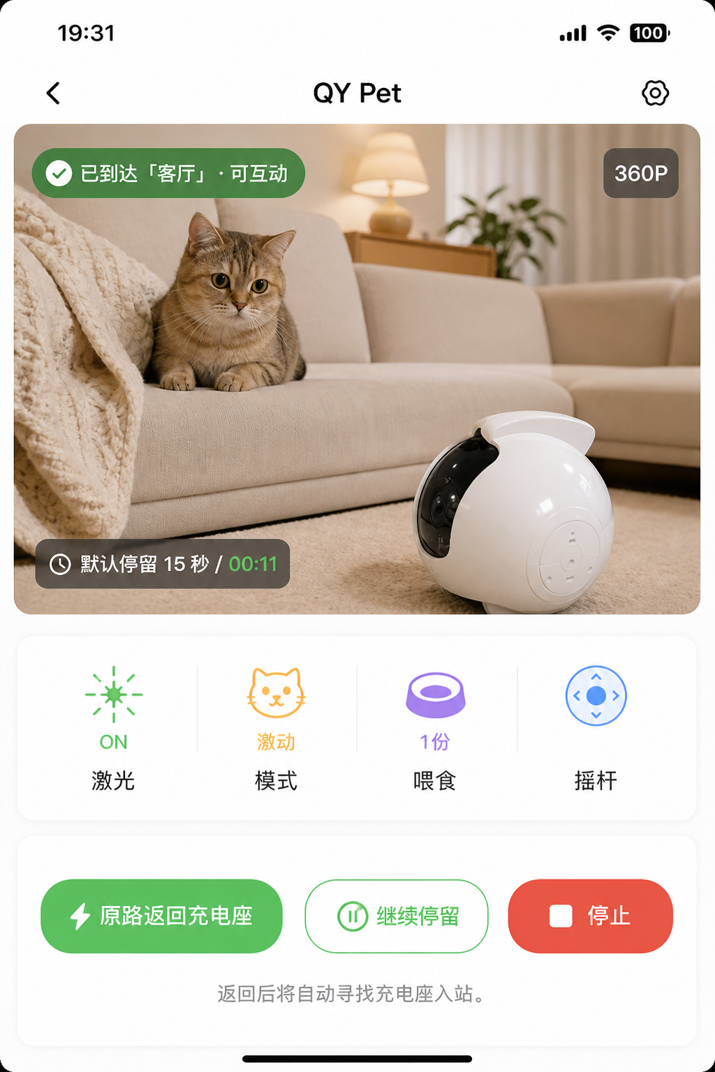 Q13_plus app arrived and ready for interaction screen